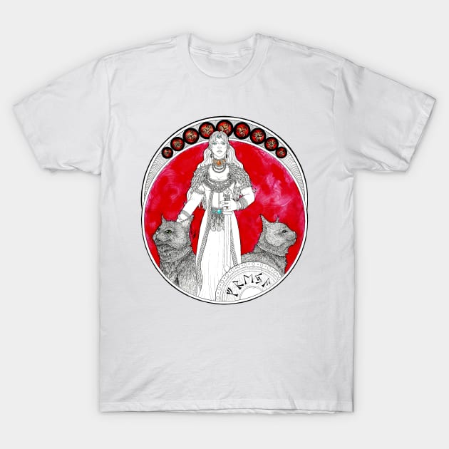 Freyja T-Shirt by VarvargArtwork